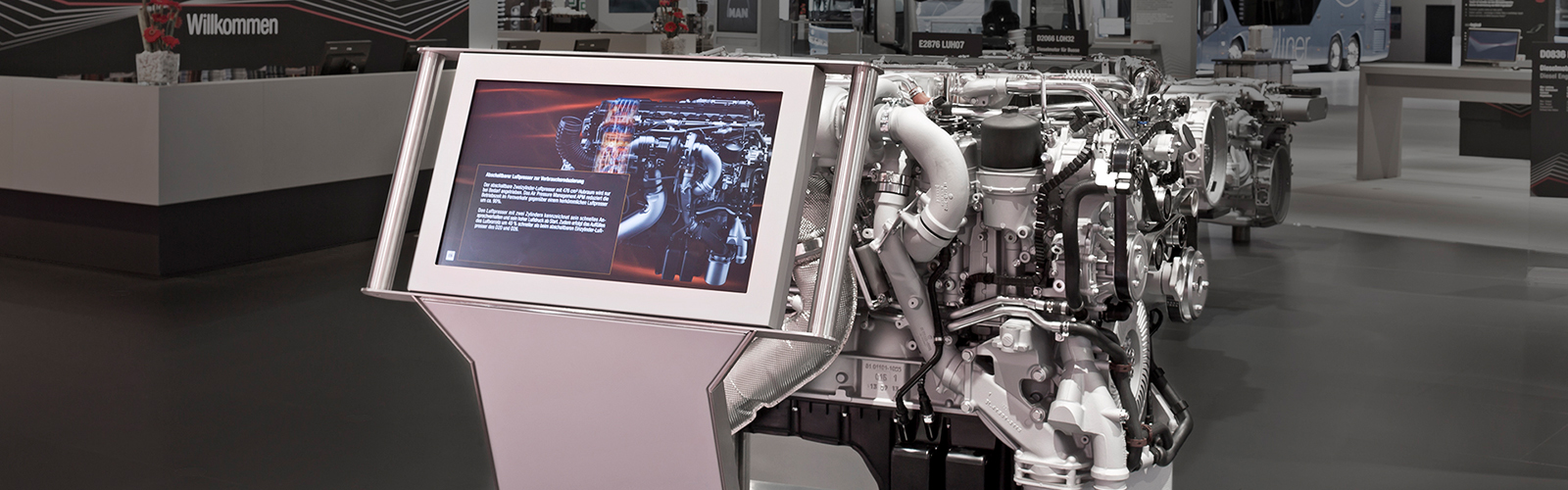 Braunwagner Digital und Media Design shift screen scanner MAN IAA 2014