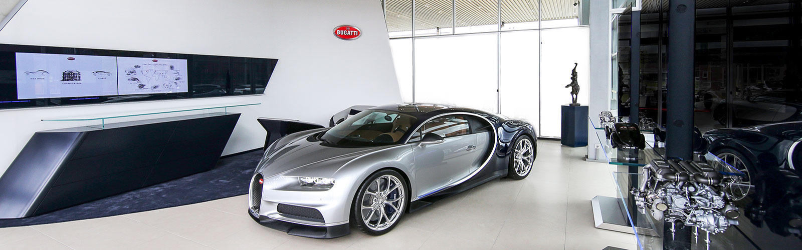 Braunwagner Spatial Interior Design Bugatti Showrooms worldwide